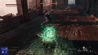 Sekiro Armored Warrior Boss Gameplay [upl. by Refannej]