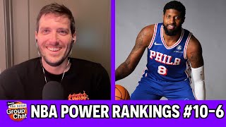 Preseason NBA Power Rankings Part 5  Group Chat [upl. by Stelle]