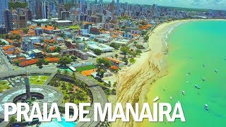 PRAIA DE MANAÍRA DE CIMA E TUDO AINDA PARADO PELA ORLA DE JOÃO PESSOA [upl. by Cacilie239]