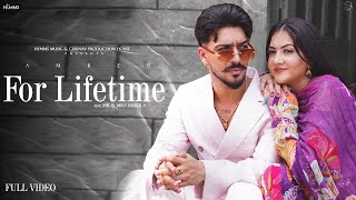 For Lifetime  Amber Official Video Mr Mrs Narula  Punjabi new Song 2024 MrMrsNarula [upl. by Anhaj]