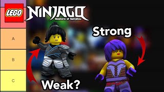 ALL Ninjago Elemental Powers Ranked Which are Weakest and Strongest  Ninjago Tier List [upl. by Nosyrb]