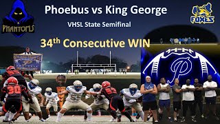 Phoebus vs King George in VHSL State Semifinal [upl. by Alessandra]