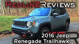 2016 Jeep Renegade Trailhawk – Redline Review [upl. by Anaderol]