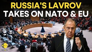 Lavrov at UNSC West seeks to isolate Russia contain China  RussiaUkraine War  WION Live [upl. by Caitrin]