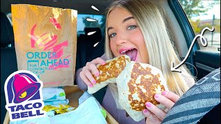 Trying The ENTIRE Taco Bell BREAKFAST Menu [upl. by Enahc]