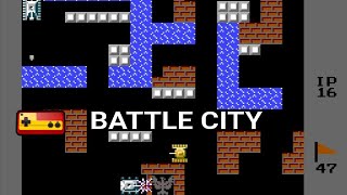 Battle City NES Gameplay  Classic Tank Combat Action  Nintendo Classic [upl. by Eikkin48]