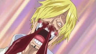 One Piece  Sanji Gets Excited Before The Wedding With Pudding HD [upl. by Ailegna]