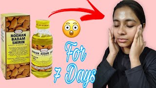 I USE ALMOND OIL ON MY FACE FOR 7 DAYS AND THIS IS WHAT HAPPENED [upl. by Jeunesse]