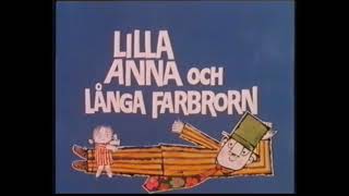 Lilla Anna och Långa Farbrorn intro svenska  Little Anna and the Tall Uncle Swedish Theme Song [upl. by Aisereht]