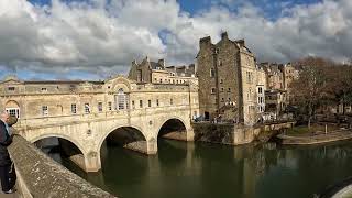 First Ever Visit to Bath England Pulteney Bridge [upl. by Nymzaj]