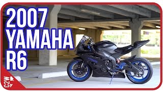 YummiR6s 2007 Yamaha R6  First Ride [upl. by Rebekkah]