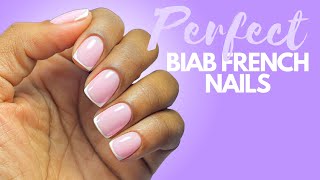 HOW TO Perfect BIAB French Nails [upl. by Esinereb960]