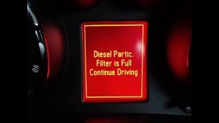 Vauxhall Insignia  Buick Regal Diesel DPF Regen Warning [upl. by Zacharie]