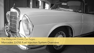 Mercedes 220SE Fuel Injection System Overview [upl. by Lemire]