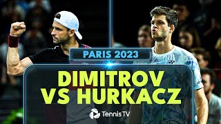 Grigor Dimitrov vs Hubert Hurkacz Highlights  Paris 2023 [upl. by Endo]