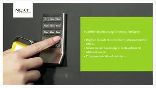 Digilock Axis keypad Programming 1 German [upl. by Kauppi]