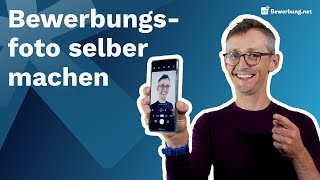 Bewerbungsfoto selber machen mit dem Handy [upl. by Sommer]