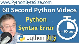 Python Syntax Error [upl. by Sew]