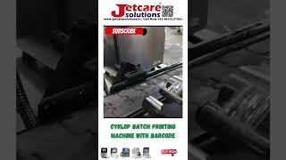 Cyklop Batch Printing Machine with Barcode shorts ytshorts cyklop videojet industrial services [upl. by Maro]