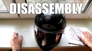 HJC i70 Helmet Disassembly  Manual [upl. by Chev]