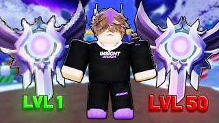 The WORLDS FASTEST Level 50 In Season 12 Roblox Bedwars [upl. by Esiahc]