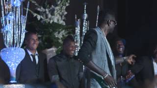 Adebayor Cisse Ballack and Essien dancing before gameofhope [upl. by Airdna]