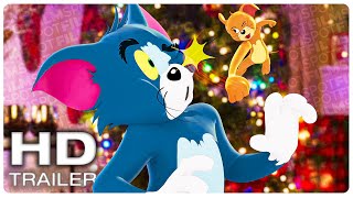 TOM AND JERRY Clip quotHappy Holidaysquot  Trailer NEW 2021 Animated Movie HD [upl. by Suellen]