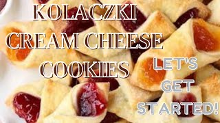 Kolaczki Cream Cheese Cookies  Kolaczki Cream Cheese Cookies Recipe  Bitrecipes [upl. by Zenda154]