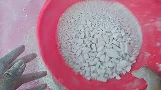 Satisfying Gym Chalk Sifting ASMR  White Chalk Dust Relaxation [upl. by Lathe]