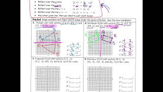 Geometry Notes  42 Reflections [upl. by Arak]