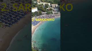 TOP 4 STUNNING BEACHES IN PARGA GREECE FROM DRONE [upl. by Solley328]