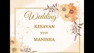 Kesavan weds Manisha [upl. by Ycniuqed]