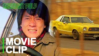 One of Jackie Chans Most Famous Car Stunts  Clip from My Lucky Stars HD [upl. by Nalod345]