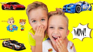 Vlad and Niki new Stories in English Vlad and Nikita cars and toys [upl. by Pen]