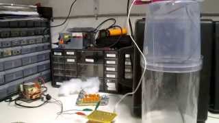 DIY Electrostatic Precipitator With Liquid Electrode Test Chamber [upl. by Pippas]