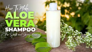 How To Make Aloe vera Shampoo at Home That You Can Sell [upl. by Anilat29]