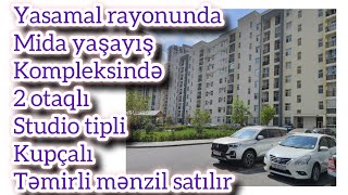 Yasamal rayonu Mida yaşayış kompleksində 2 otaq studio tipli mənzil satılır EmlakciNomre1 [upl. by Crawley]