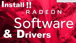 How to download amd radeon R5 M430 drivers [upl. by Ynner]