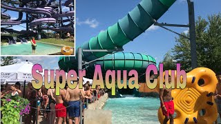 4K SUPER AQUA CLUB  Water Park  PointeCalumet  Québec [upl. by Aisak905]