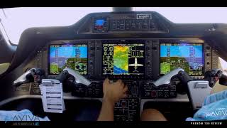 Aircraft Review Embraer Phenom 100 TaxiTakeoffLanding [upl. by Iggy]