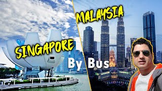 Malaysia to Singapore by Bus  Kuala Lumpur to Singapore Travel Guide [upl. by Arakaj]