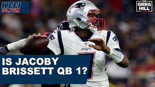 Will Jacoby Brissett start for the Patriots at quarterback next year [upl. by Nnylecyoj227]