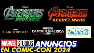 Marvel Studios en ComicCon 2024 TODOS LOS ANUNCIOS [upl. by Cesaria266]