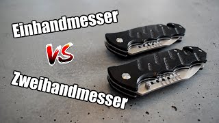 Waffengesetz Einhandmesser vs Zweihandmesser   Verlosung [upl. by Aynotak]