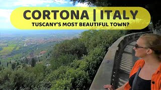 CORTONA  The most BEAUTIFUL town in TUSCANY  ITALY [upl. by Notnilk]