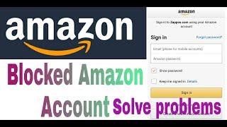 How To Unblock amp Unlocked Amazon Account  Unhold Amazon account [upl. by Dahcir]