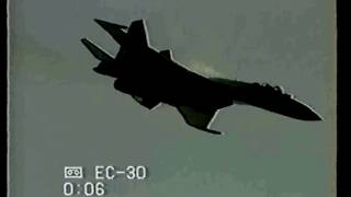 Su27 crash Salgareda air show 1990 [upl. by Atteoj115]