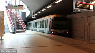 RET Metro Type S vertrekt van Parkweg op lijn B naar Nesselande [upl. by Arondel928]