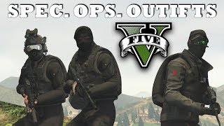 GTA V  Spec Ops Outfits  New Top Military Custom Doomsday Heist Outfits [upl. by Aisercal]