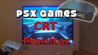 Playstation 1 Games on a PC CRT monitor [upl. by Baoj136]